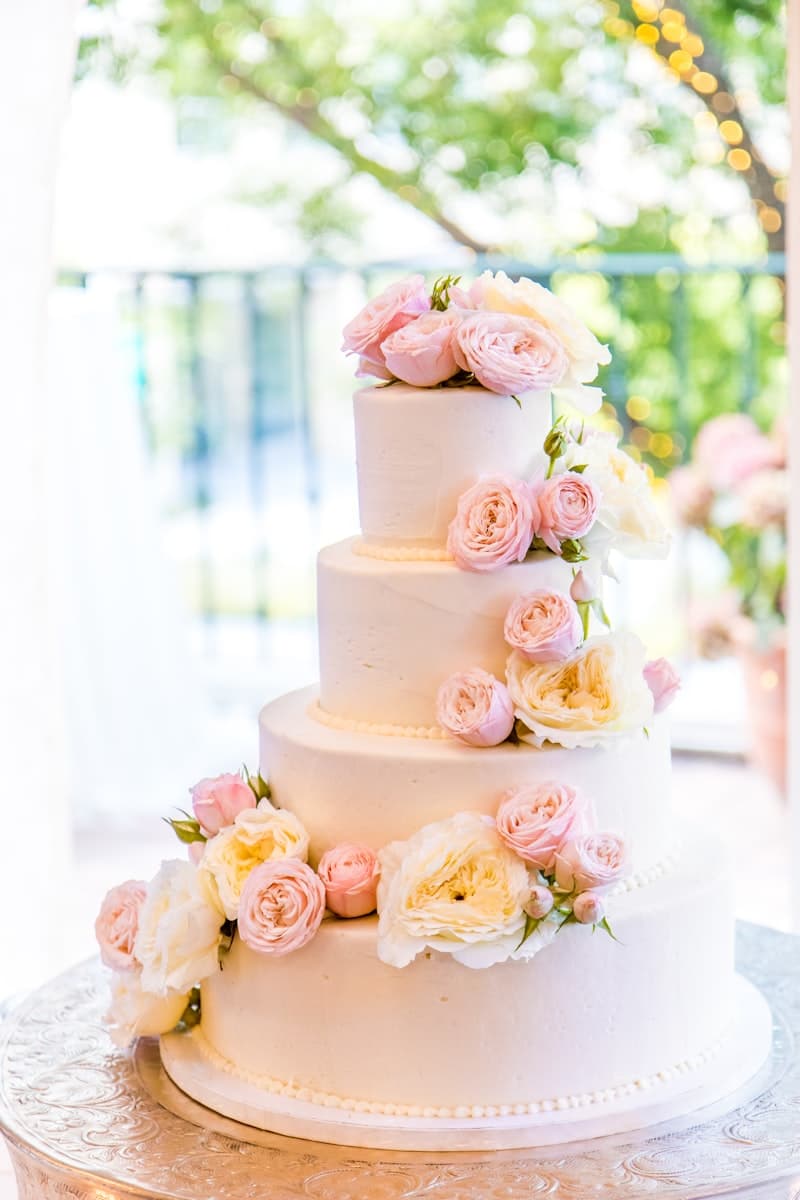 Gâteau de mariage élégant